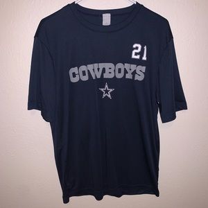 Dallas cowboys blue tee shirt medium